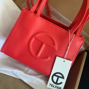 Telfar Small Red Shopping Bag